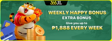 Weekly Happy Bonus Extra Bonus Give you up to ₱1,888 every week